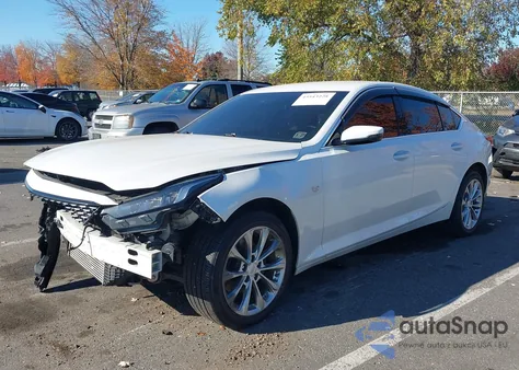 2022 Cadillac Ct5 Premium Luxury z USA, uszkodzony, nr VIN 1G6DT5RK3N0108407